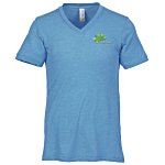 Bella+Canvas Tri-Blend V-Neck T-Shirt - Men's - Embroidered
