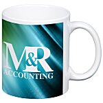Value White Coffee Mug - 11 oz. - Full Color