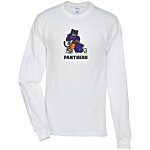 Hanes Authentic LS T-Shirt - Full Color - White