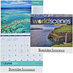 World Scenes with Recipes Calendar