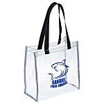 Clear Tote with Reflective Trim