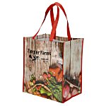 Laminated Veggie Grocery Tote