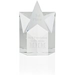 Superstar Crystal Award - 6"