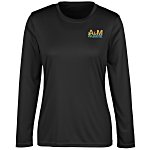 Spin Dye Jersey LS Tee - Ladies' - Embroidered