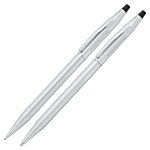 Cross Classic Century Twist Metal Pen and Mechanical Pencil Set - Chrome Trim