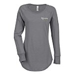 Optimal Tri-Blend Long Sleeve T-Shirt - Ladies' -  Embroidered