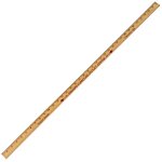 Wood Yard Stick, Clear Lacquer Finish, Scaled on Both Sides in 1/8th and  Fractions of 1 Yard, Set of 24 - Made in USA