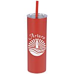 Straight Up Vacuum Tumbler with Straw - 15 oz.