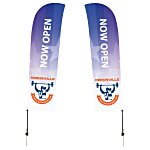 Outdoor Value Blade Sail Sign - 15' - Two-Sided