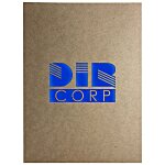 Recycled Kraft Two-Pocket Presentation Paper Folder