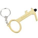 Touchless Bottle Opener with Stylus Keychain