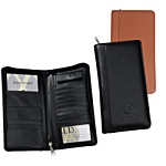Leather Document and Passport Wallet