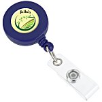 Zion Domed Retractable Badge Holder with Slip Clip