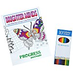 Brighter Minds Puzzle & Coloring Book - Set