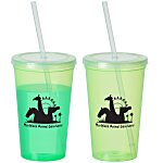 Color Changing Tumbler with Straw - 22 oz.