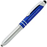 Mercury Stylus Metal Pen with Flashlight - Laser Engraved - 24 hr