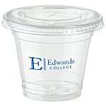 Clear Soft Plastic Cup with Lid - 9 oz.