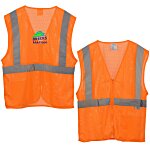 Xtreme-Visibility Reflective Zip Mesh Vest