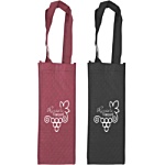 Pinot Noir Non-Woven Bottle Cooler Tote