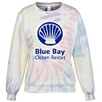 Alternative Washed Terry Throwback Pullover - Ladies' - Tie Dye - Screen
