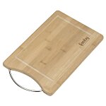 Home Basics Bamboo Board with Handle - 8" x 12"
