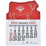 Peel-N-Stick Calendar - Bull