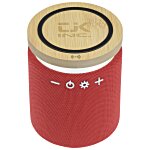 Ultra Sound Speaker with Bamboo Wireless Charger - 24 hr