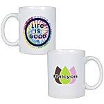 Life is Good Coffee Mug – 11 oz. - Full Color - Tie-Dye