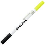 Dri Mark Double Header Plastic Point Pen/Highlighter