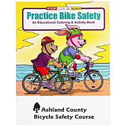 4imprint practice bike safety coloring book 1034bs