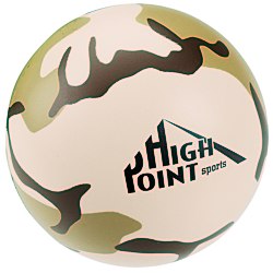4imprint.com: Camouflage Round Stress Reliever - 24 hr 112298-24HR