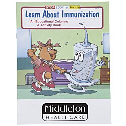 4imprint.com: Learn About Immunization Coloring Book 1034-IM