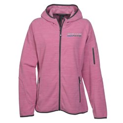 4imprint.com: Perfect Fit Space-Dyed Hooded Fleece Jacket - Ladies ...