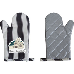 Striped Oven Mitt