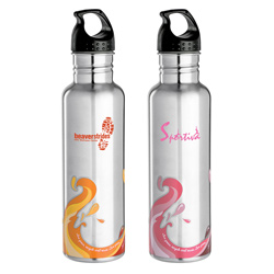 Stainless Wave Sport Bottle - 25 oz.  Main Image