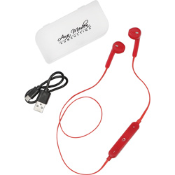 Music Control Bluetooth Ear Buds with Case  Main Image