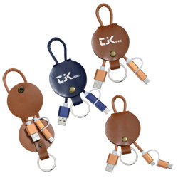 Gist Duo Charging Cable Keychain  Main Image