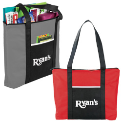 Timeline Zippered Tote