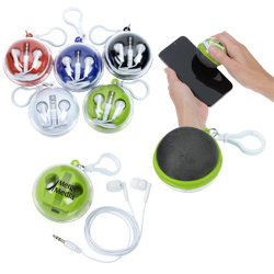 Sphere Ear Buds with Screen Cleaner  Main Image
