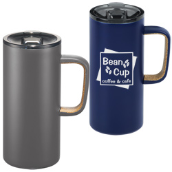 Valhalla Vacuum Mug with Cork Handle - 16 oz.