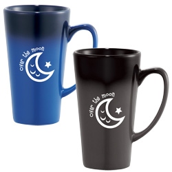 Ombre Tall Latte Ceramic Mug - 14 oz.