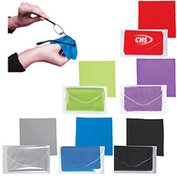Microfiber Cleaner Cloth in Pouch  Main Image