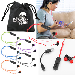 Sound Trek Wireless Ear Buds With Pouch