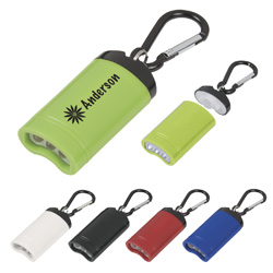 Magnetic Flashlight with Carabiner  Main Image