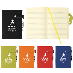 Paige Snap Closure Notebook 8-1/4" x5-1/2"