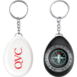 Oval Compass Keychain  Main Image