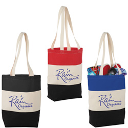 Tri-Band 8 oz. Cotton Tote