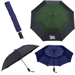 Color Pop Vented Windproof Umbrella - 42" Arc