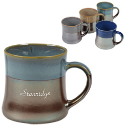 Two-Tone Iridescent Coffee Mug - 14 oz.