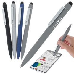 Bolt Soft Touch Stylus Twist Metal Pen